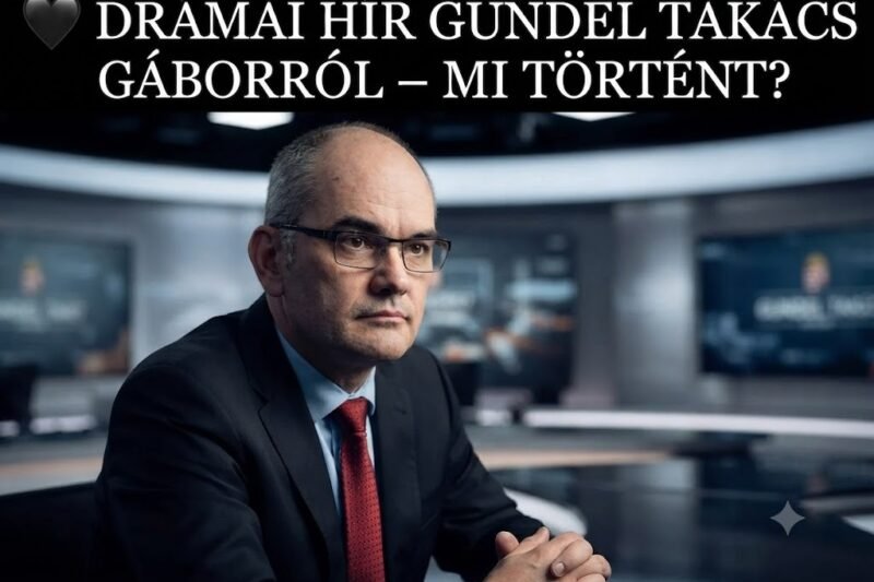 ⚠️ Drámai hír érkezett Gundel Takács Gáborról – sokan aggódnak