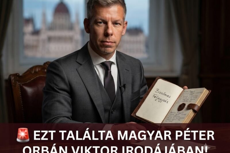🚨 EZT TALÁLTA MAGYAR PÉTER ORBÁN VIKTOR IRODÁJÁBAN!