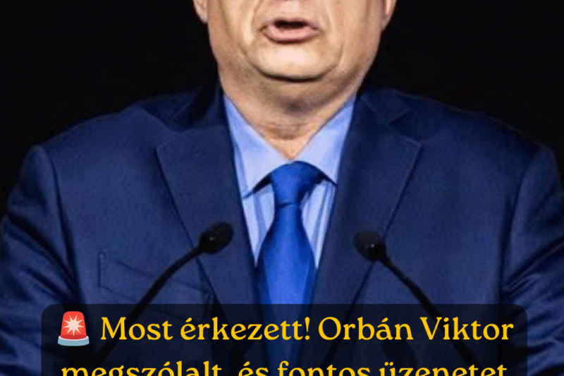 Előlépett Orbán Viktor és mindenkit figyelmeztetett