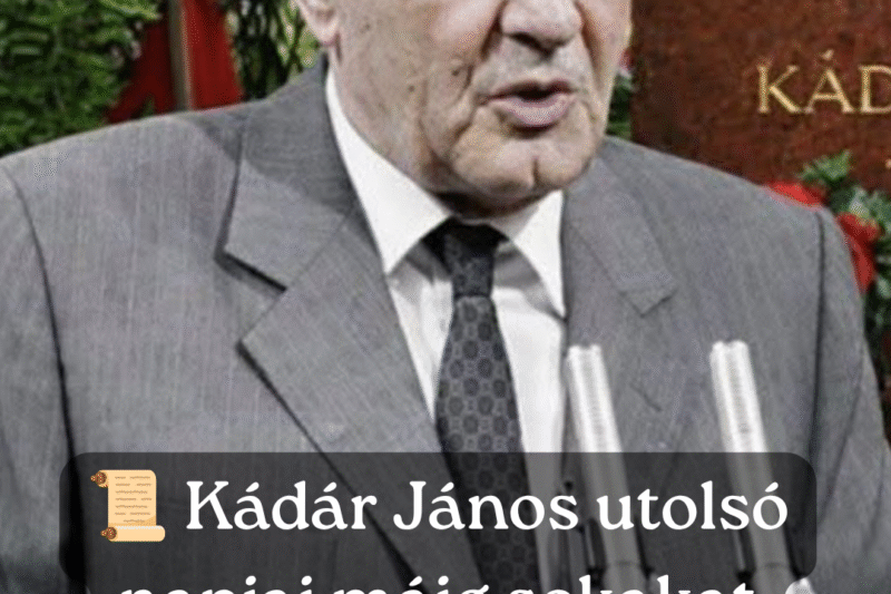Így halt meg Kádár János, nem véletlen hogy a történelem könyvek hallgatnak róla! 👇𝐂𝐢𝐤𝐤 𝐚 𝐡𝐨𝐳𝐳𝐚́𝐬𝐳𝐨́𝐥𝐚́𝐬𝐨𝐤𝐧𝐚́𝐥!