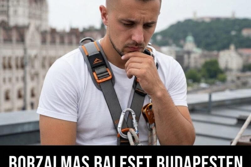 BORZALMAS BALESET BUDAPESTEN Lezuhant és életét vesztette egy ipari alpinista