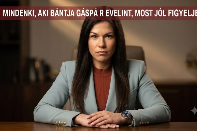 Mindenki, aki bántja Gáspár Evelint, most jól figyeljen..