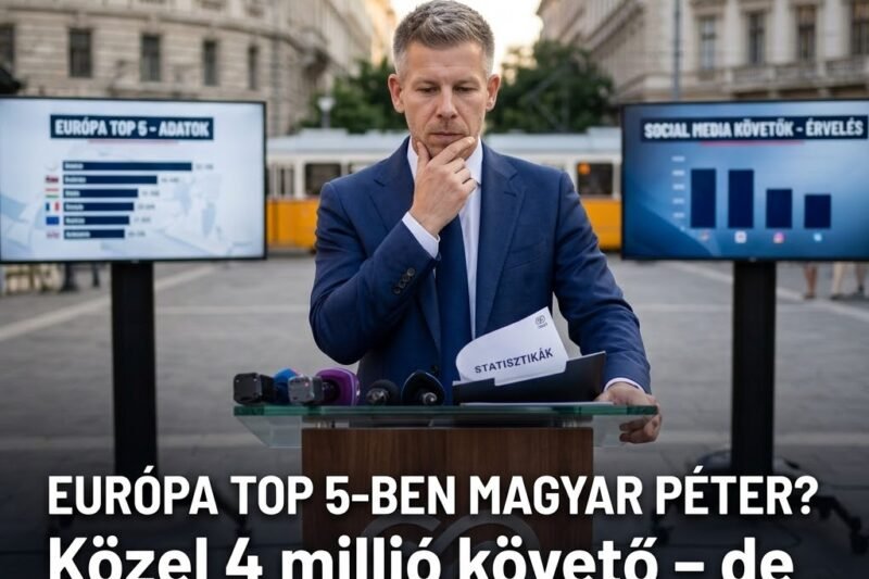 Európa élvonalában Magyar Péter? Mit jelent valójában a közel négymilliós követőtábor?