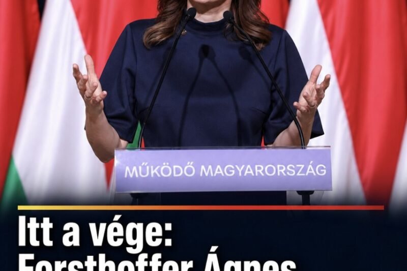 Itt a vége: Forsthoffer Ágnes váratlanul bejelentette, befejezte! – MindenegybenBlog