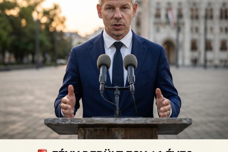🚨 FÉNY DERÜLT EGY 16 ÉVES KORMÁNYZATI ÁLLÍTÁS HÁTTERÉRE – MAGYAR PÉTER BORÍTOTTA A BILIT!