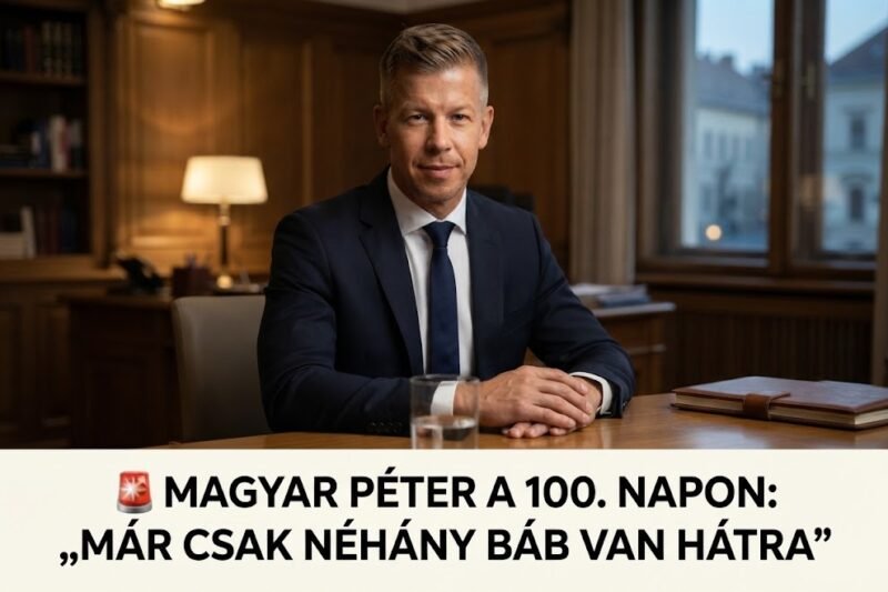 🚨 MAGYAR PÉTER A 100. NAPON: „MÁR CSAK NÉHÁNY BÁB VAN HÁTRA”