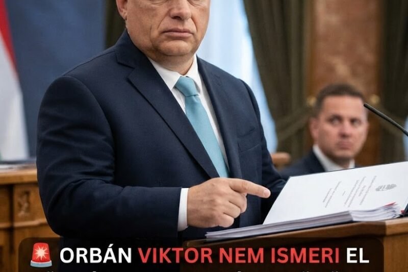 🚨 Orbán Viktor nem ismeri el törvényesnek az új elnököt – komoly vita bontakozhat ki