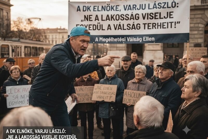 ⚠️ A DK elnöke, Varju László: Ne a lakosság viselje egyedül a válsághelyzet terheit!