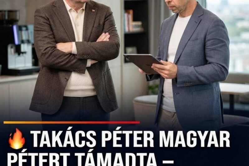 🔥 Takács Péter le akarta járatni Magyar Pétert – csúnyán visszafelé sült el az akció!