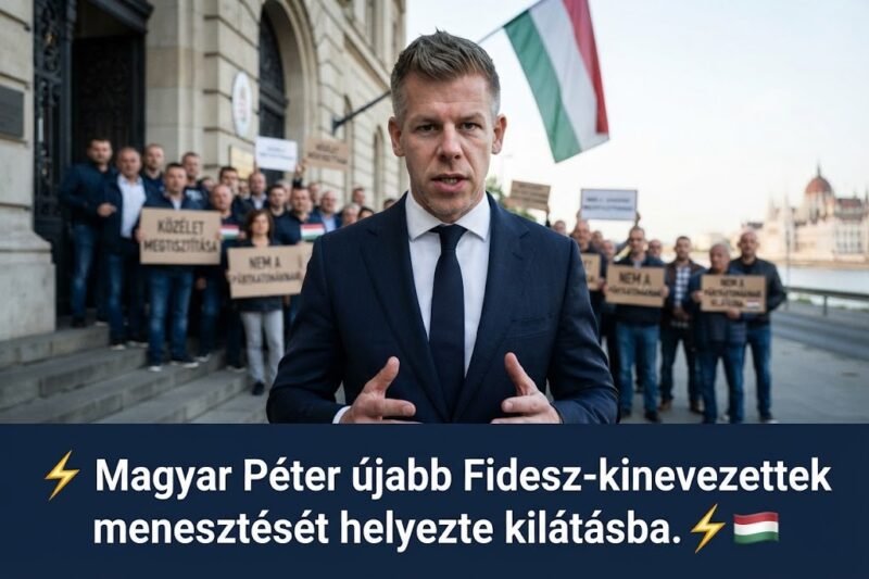 Magyar Péter újabb Fidesz-kinevezettek menesztését helyezte kilátásba. ⚡🇭🇺