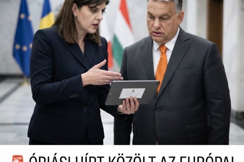 🚨 Óriási hírt közölt az Európai Ügyészség Orbán Viktorról! Mutatjuk!