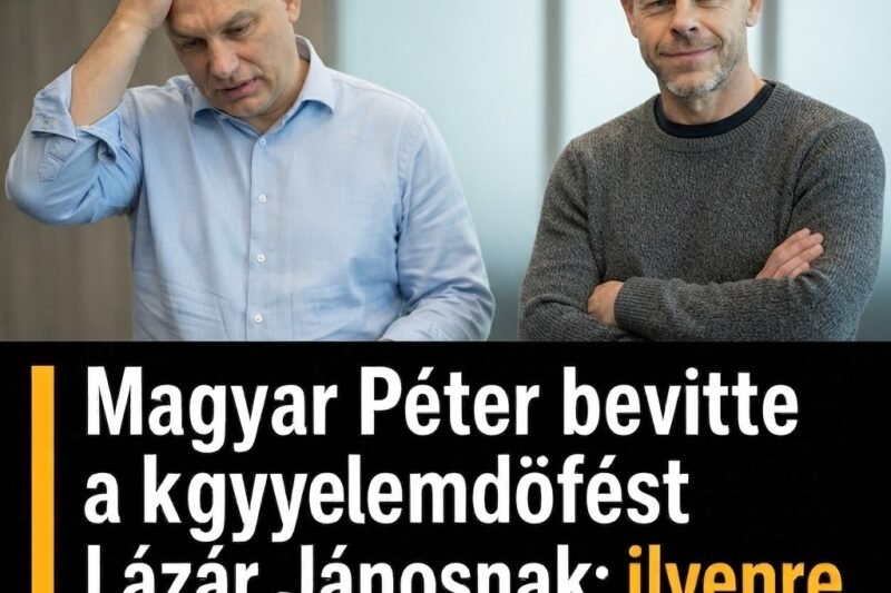 🔥 Magyar Péter bevitte a kegyelemdöfést Lázár Jánosnak – ilyenre még nem volt példa