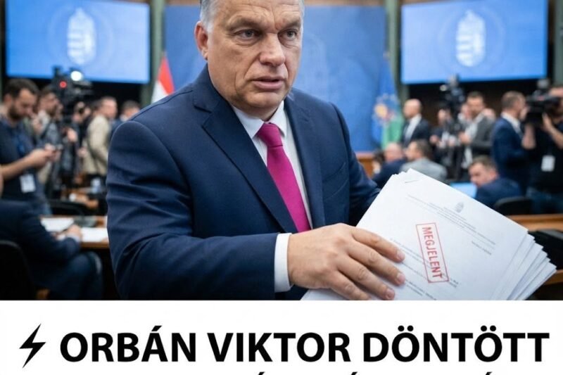 🚨 ORBÁN VIKTOR DÖNTÖTT – MÁTÓL MÁR HATÁLYBA IS LÉPETT A VÁLTOZÁS