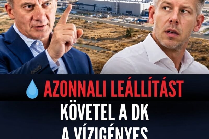 💧 A „vízzabáló” akkumulátorgyárak azonnali leállítását követeli a DK a súlyos aszály miatt