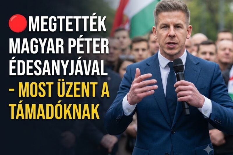 🔴 Megtették Magyar Péter édesanyjával – most üzent a támadóknak