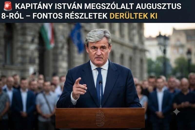 🚨 Kapitány István megszólalt augusztus 8-ról – erre sokan felkapták a fejüket
