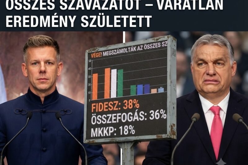 🚨 Vége! Megszámlálták az összes szavazatot – váratlan eredményt hozott
