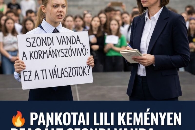 🔥 Pankotai Lili olyat szólt be az új kormányszóvivőnek, Szondi Vandának, amire sokan felkapták a fejüket