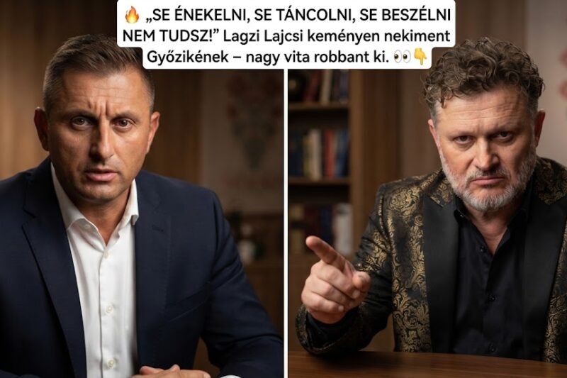 🔥 LAGZI LAJCSI HATALMAS POFONT ADOTT GYŐZIKÉNEK: „SE ÉNEKELNI, SE TÁNCOLNI, SE BESZÉLNI NEM TUDSZ”