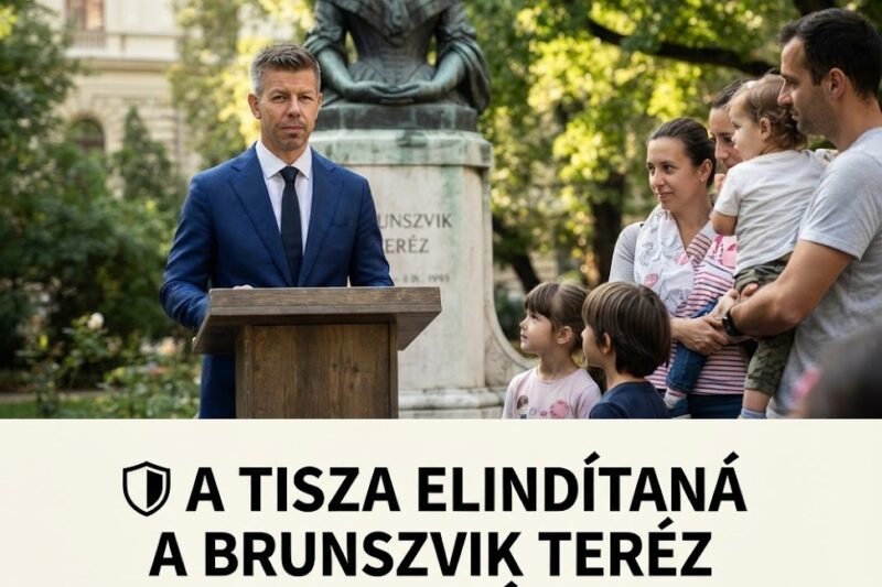 🛡️ A TISZA ELINDÍTANÁ A BRUNSZVIK TERÉZ GYERMEKVÉDELMI PROGRAMOT