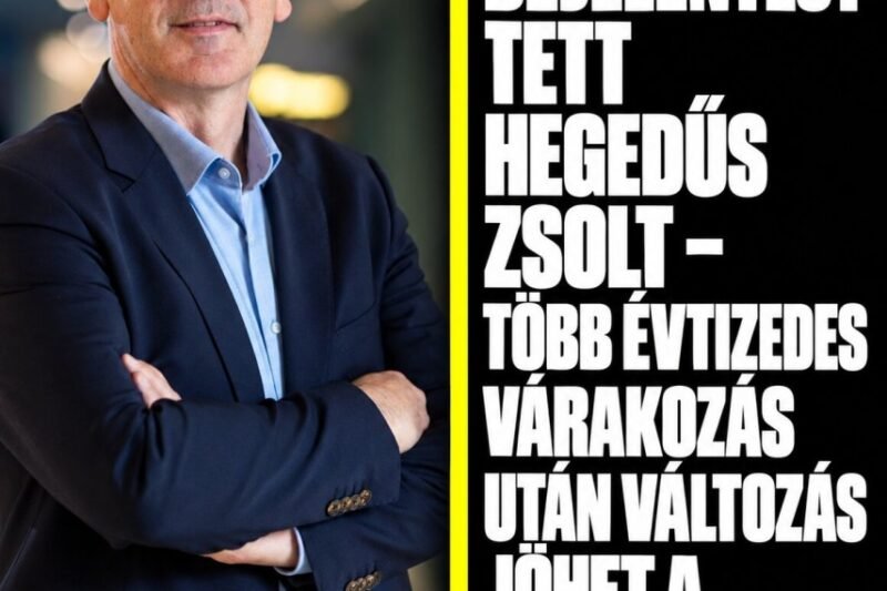 Nagy bejelentést tett Hegedűs Zsolt – több évtizedes várakozás után változás jöhet a betegeknek – MindenegybenBlog