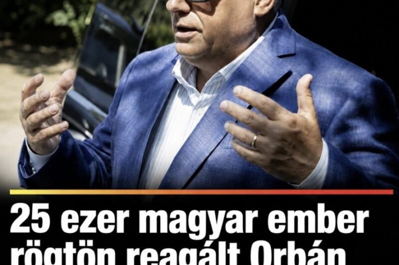25 ezer magyar ember rögtön reagált Orbán Viktor péntek esti közleményére. Erős mondat – MindenegybenBlog