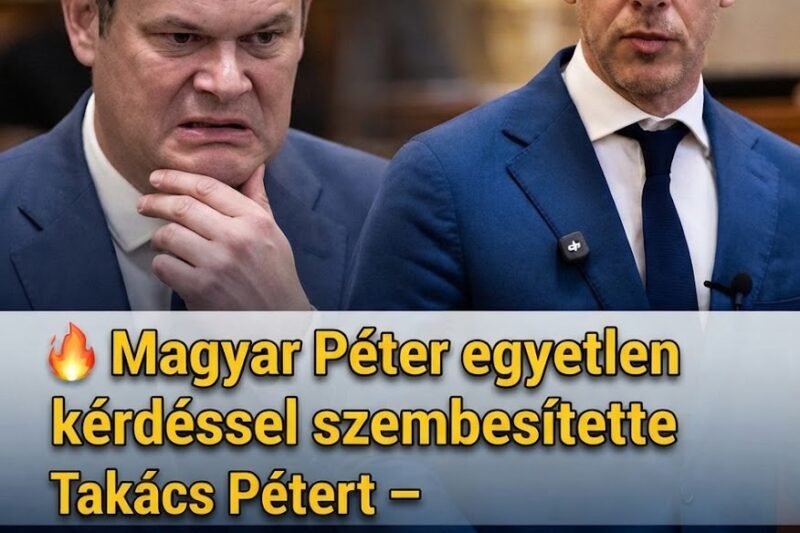 Magyar Péter egyetlen kérdéssel földbe állította Takács Pétert – kínos magyarázkodás lett a vége